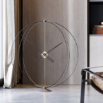 Gold Siyah Dekoratif Masa Saati